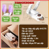 Máy Sấy Giày,  Máy Làm Khô Giày Khử Mùi Hôi Diệt Khuẩn 2 Cầu Cao Cấp - Bảo Hành 12 Tháng MÃ: 9468