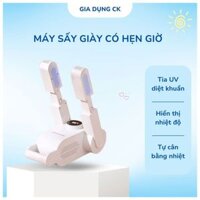 Máy sấy giày, tất có tia UV khử trùng, máy sấy khô giày có hẹn giờ tự động tắt an toàn