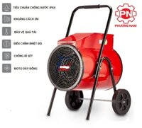 Máy sấy gió nóng bằng điện trở 15kw