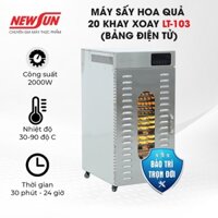 Máy sấy hoa quả 20 khay xoay LT-103 (bảng điện tử) NEWSUN (Gía bán chưa bao gồm phí Newsun vận chuyển)