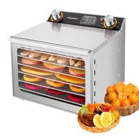 Máy sấy hoa quả khô, máy sấy thực phẩm gia đình 6 khay siêu bền [BH 12 Tháng]