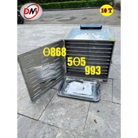 Máy sấy khô thực phẩm innox 10 khay /Năng suất sấy lớn/ Hiệu quả sấy khô cao