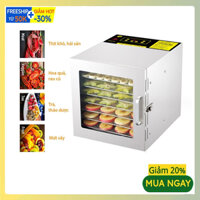 Máy sấy khô thực phẩm DEHYDRATOR 700W 8 khay inox sấy tuần hoàn 360 độ