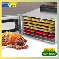 Máy sấy khô thực phẩm DEHYDRATOR 400W 6 khay inox sấy tuần hoàn 360 độ
