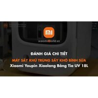 Máy Sấy Khử Trùng Sấy Khô Bình Sữa Xiaomi Youpin Xiaolang Bằng Tia UV 18L