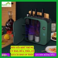 MÁY SẤY KHỬ TRÙNG UV DAO, ĐŨA, THÌA. CÓ GIÁ CÀI DAO AN TOÀN "BAHAMAR" Có các hạt đèn khử trùng tia cực tím sâu UVC