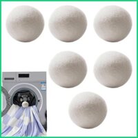 Máy Sấy Len Bóng Giặt Giặt Vải Sấy Có Thể Tái Sử Dụng Bộ 6 Máy Làm Mềm Vải Có Thể Tái Sử Dụng Bóng Giảm Quần Áo jiwvn