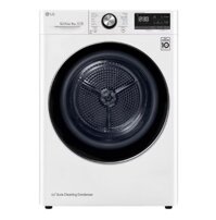 Máy sấy LG DUAL Inverter Heat Pump™ 9kg màu trắng DVHP09W