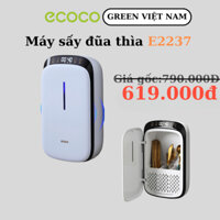Máy Sấy Muỗng Đũa Thìa ECOCO E2237 - Hộp Sấy Đũa Khử Khuẩn Bằng Tia UV Tránh Ẩm Mốc