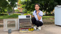 Máy sấy nông sản mini 10 khay