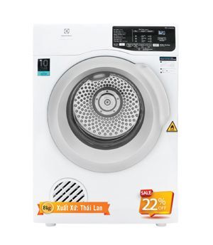 Máy sấy quần áo Electrolux EDV854J3WB - 8.5kg