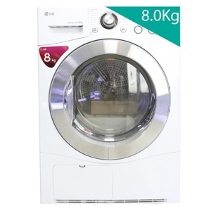 Máy sấy quần áo LG DR80BW (DR-80BW) - Lồng ngang, 8 Kg