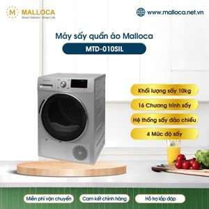 Máy sấy quần áo Malloca MTD-010SIL