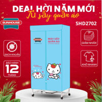 Máy sấy quần áo, tủ sấy quần áo Sunhouse SHD2702