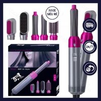 Máy Sấy Tạo Kiểu Tóc - Lược Điện Làm Tóc Đa Năng 5in1 Kiêm Máy Sấy Tạo Kiểu Tóc Tự Động, Uốn Xoăn, Làm Phồng (LA157212)