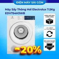 Máy Sấy Thông Hơi Electrolux 7.5Kg EDV754H3WB