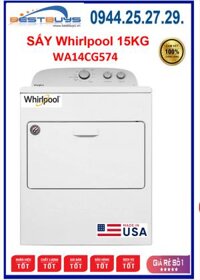 Máy sấy thông hơi Whirlpool 15 Kg 3LWED4815FW Mới 2021