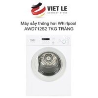 Máy sấy thông hơi Whirlpool AWD712S2 7KG TRẮNG - Nhập Khẩu Đức