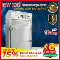 Máy Sấy Thực Phẩm Công Nghiệp GE120 10 Khay. Sấy Cực Nhanh Lại Tiết Kiệm Điện, Sấy Tối Đa 120 Độ. Hàng SGE Thailand flas