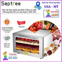 Máy sấy thực phẩm gia đình 5 khay, hẹn giờ sấy khô tự ngắt. Thương hiệu Mỹ cao cấp Septree DBC-05A