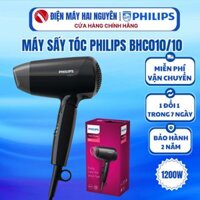 Máy sấy tóc 1200W Màu Đen BHC010/10 - Bảo hành chính hãng 2 năm