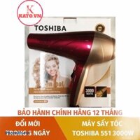 Máy sấy tóc cao cấp [CÔNG SUẤT LỚN] Máy sấy tóc Toshiba 551 3000W