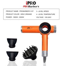Máy Sấy Tóc Cao Cấp Ipro Probarbers V27 Chuyên Salon Tại Hà Nội