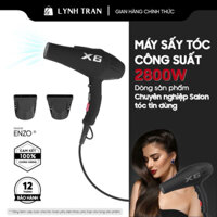 Máy sấy tóc chuyên nghiệp công suất lớn X6 2800W Enzo®️Chính hãng giá tốt