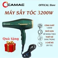 Máy Sấy Tóc Công Suất Lớn 3200W CAMAC Chính Hãng-Mát Sấy Tóc 2 Chiều Nóng Lạnh-Tặng Kèm Đầu Thổi Tạo Kiểu
