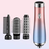 Máy Sấy Tóc Đa Năng Tạo Kiểu Tóc Teement, Sấy Khô, Duỗi Thẳng, Uốn Cụp, Công Suất Lớn 1000W, Giảm Tiếng Ồn, An Toàn Khi Sử Dụng, Tạo Kiểu Chuyên Nghiệp, Bổ Sung Ion Dưỡng Ẩm, Làm Mềm Mượt Tóc, Chống Hư Tổn Tóc - Hàng Chính Hãng - Xanh Hồng