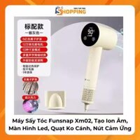 Máy Sấy Tóc FUNSNAP XM02, Tạo Ion Âm, Màn Hình Led, Quạt Ko Cánh, Nút Cảm Ứng