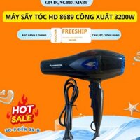 Máy Sấy Tóc HD 8689 - Công Suất 3200W, Tặng Kèm 1 Đầu Thổi, Thiết kế sang trọng, hoạt động êm ái, Bảo hành 6 tháng