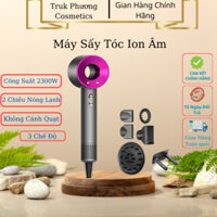 Máy Sấy Tóc Ion Âm, Máy Sấy Tóc Tạo Kiểu, 2 Chiều Nóng Lạnh, 3 Tốc Độ, Không Cánh Quạt, Công Suất 2300W