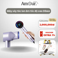 Máy sấy tóc ion âm tốc độ cao Dibea, tuần hoàn nhiệt độ, màn hình Led hiển thị thông minh Super Air T30 Plus