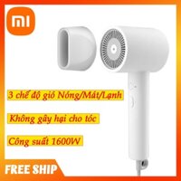 Máy sấy tóc ion âm Xiaomi Mijia H300 chính hãng, 3 chế độ sấy Nóng-Mát-Lạnh, không gây hư tổn cho tóc