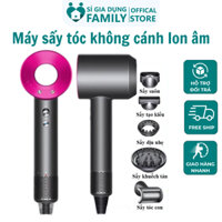 Máy Sấy Tóc Kèm 5 Đầu Tạo Kiểu FAMILY, Máy Sấy Tóc Không Cánh Quạt Công Nghệ Ion Âm 2 Chiều 4 Cấp Độ Nóng Lạnh MST01