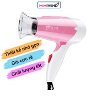 Máy sấy tóc mini 2 chiều nóng lạnh cực xịn giá rẻ Deliya hàng cao cấp nội địa Trung không ồn gập gọn