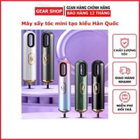 Máy sấy tóc mini 3in1 GEARSHOP tạo kiểu Hàn Quốc có 3 chế độ sấy kèm 3 đầu sấy tạo ion âm bảo vệ tóc