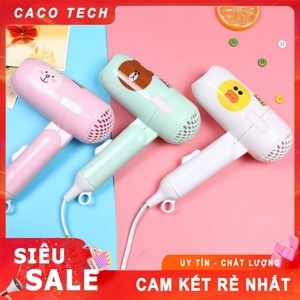 Máy sấy tóc mini gấp gọn hình thú đáng yêu