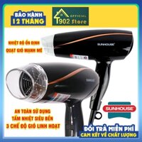 Máy Sấy Tóc Mini Sunhouse SHD2306 3 Chế Độ Gió, Bảo Hành Chính Hãng