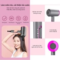 Máy Sấy Tóc Nanomax 2 Chiều Nóng Lạnh, Công Suất 2000w Nhanh Khô, 3 Tốc Độ Sấy, Thiết Kế Chuẩn Salon