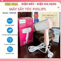 Máy Sấy Tóc PHILIPS HP8108/00, Dễ Dàng Sấy, Tạo Nhiều Kiểu Tóc, sấy tóc Mini du lịch Chính Hãng, Bảo Hành 24 Tháng