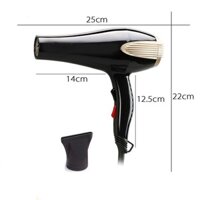 Máy sấy tóc PL công suất lớn 3000W, máy sấy tóc chuyên nghiệp sấy nhanh, sấy khoẻ - Tặng đầu sấy cụp