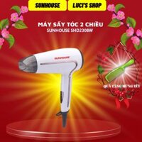 Máy sáy tóc Sunhouse SHD2308W - Máy sấy tóc 2 chiều công suất 1500W TẶNG KÈM Lược nhựa chải tóc