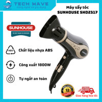 Máy sấy tóc Sunhouse SHD2317- Công suất 1800W - 2 tốc độ - 3 mức nhiệt  - An toàn khi sử dụng - Tự ngắt khi quá nhiệt