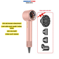 Máy Sấy Tóc SUPER SONIC ION ÂM 2 Chiều Nóng Lạnh, Công Suất Lớn, Chống Gãy Rụng Tóc, Dây Dài 3m