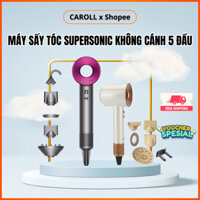 Máy Sấy Tóc Supersonic 5 Đầu Không Cánh Quạt, Êm Ái, Mạnh Mẽ, Công Suất Cao, Sấy Nóng Lạnh Và Tạo Kiểu Nhanh