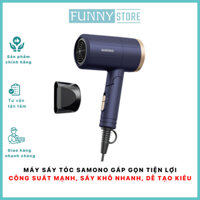 Máy sấy tóc SW-HDB11 hãng SAMONO công suất 1000W 2 mức điều chỉnh tốc độ gió, sấy khô nhanh, dễ tạo kiểu, gấp gọn mini