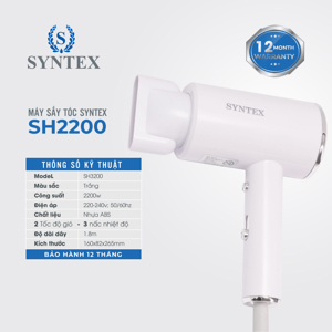 Máy sấy tóc Syntex SH2200