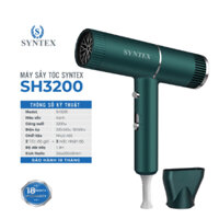 Máy sấy tóc Syntex SH3200, máy khò tóc công suất lớn 3200W, điều chỉnh nhiệt độ tạo ion âm